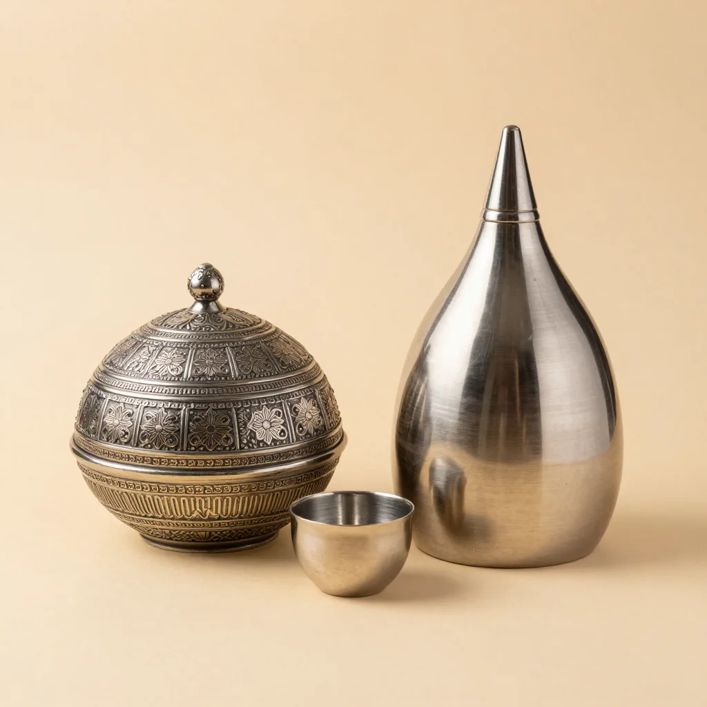 A beldi hammam set on a light background