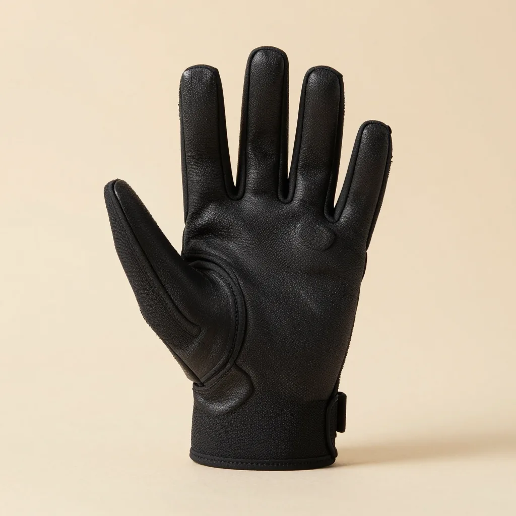 A kessa glove on a light background